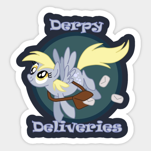 Derpy Deliveries Sticker by Madisya